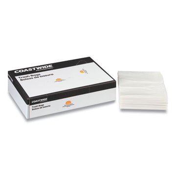 Coastwide Professional™ Linear Low-density Can Liners, 60 Gal, 1.5 Mil, 38" X 58", Clear, 100-carton freeshipping - TVN Wholesale